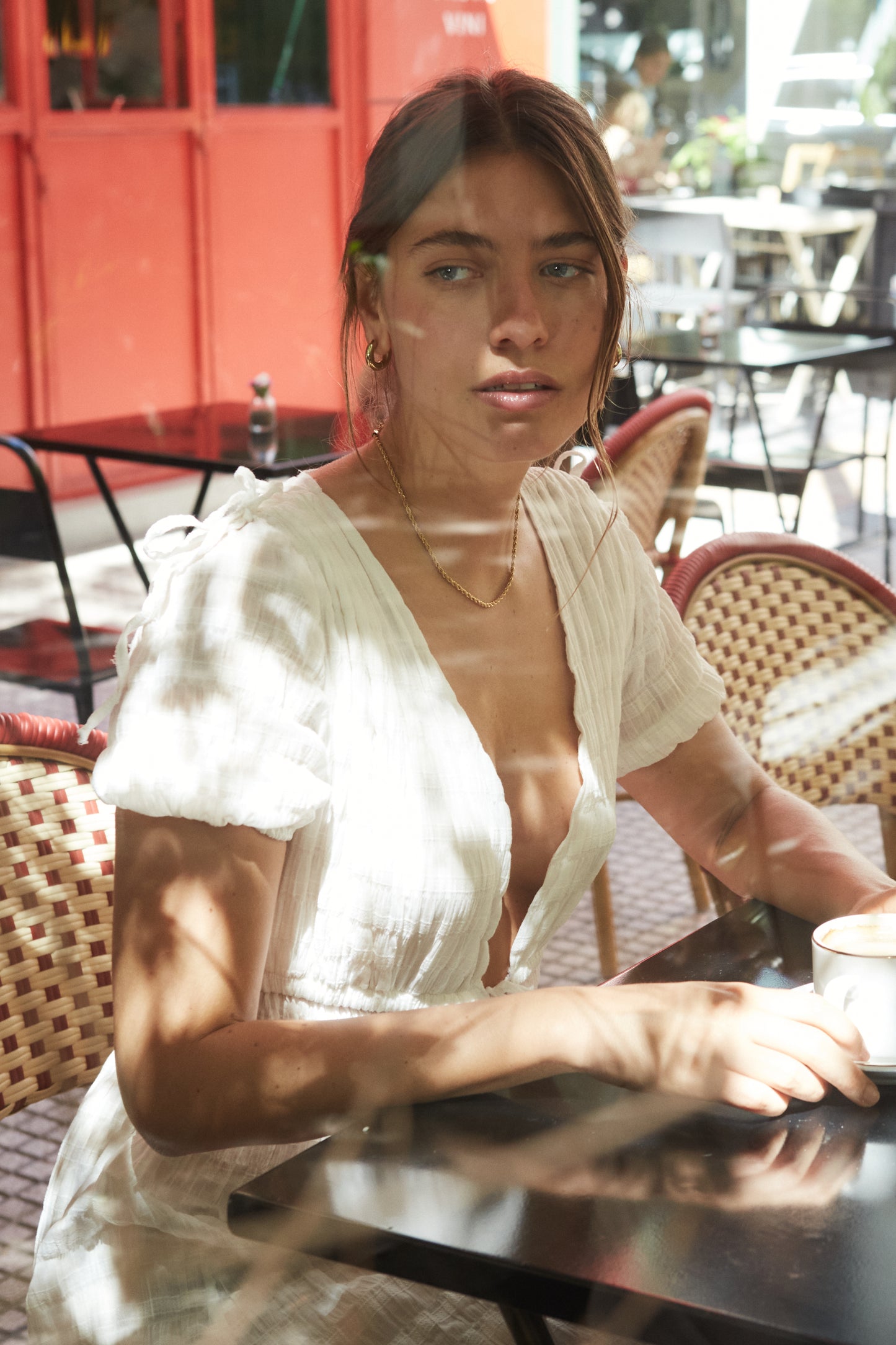 Eolie Cotton-Dress Midi