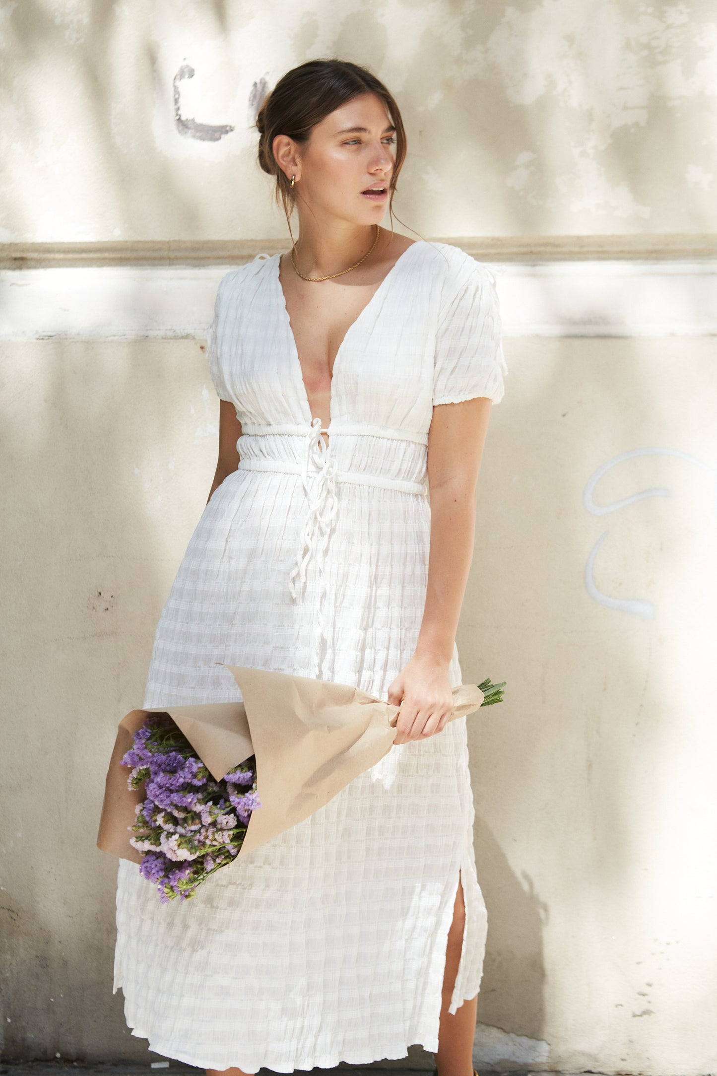 Eolie Cotton-Dress Midi